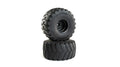 Duratrax Munition MT 2.2" Mounted Black (2)