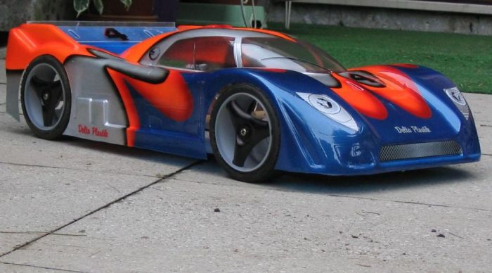 Delta Plastik 7504 - Jag XRS 1/8 Scale GT2 360mm RC car body - 2mm (no Decals)