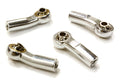 Alloy Machined M3 Size Angled Long Ball Ends Type Tie Rod Ends, Ball Links C26530SILVER