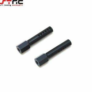 FRONT BODY POSTS SLASH / RUSTLER (PAIR) BLACK