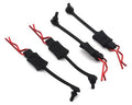 Body Clip Retainers 1/10 (4) red