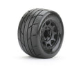 JKO2804CBMSGNB2 	1/10 MT 2.8 Super Sonic Tires Mounted on Black Claw Rims, Medium Soft, 12mm Hex, 1/2" Offset