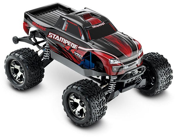 TRA67086-4-RED  STAMPEDE 4X4 VXL 1/10 SCALE W/TSM (PARTIAL SHIPPING INC.)