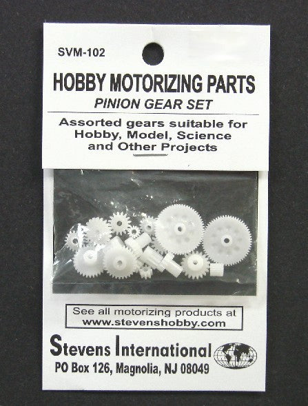 Assorted Plastic Pinion Gear Set (1.9mm ID) (20pcs)