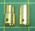 10MM GOLD CONNECTOR M/F 2 PAIR