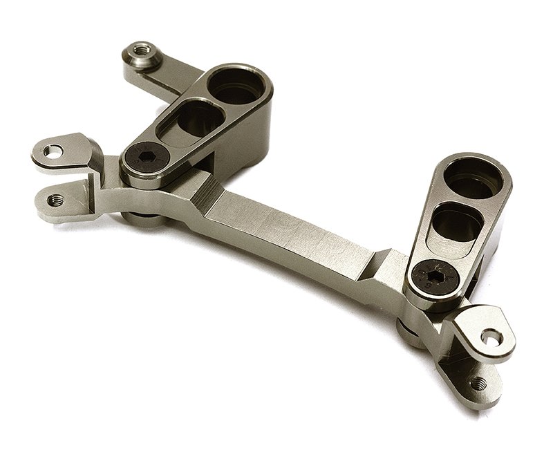 Billet Machined Steering Bell Crank Set for Arrma 1/10 Granite 4X4 3S BLX C28831GREY