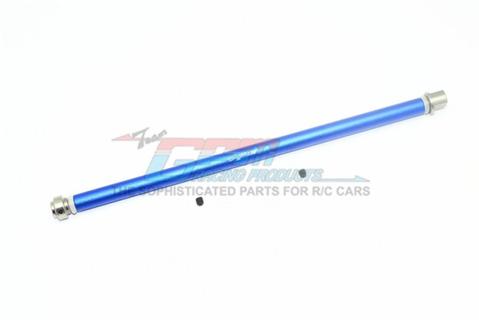 GPM RACING TRAXXAS RUSTLER 4X4 BLUE ALUMINUM DRIVESHAFT W/ STEEL ENDS