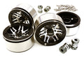 1.9 Size Machined High Mass Wheel (4) w/14mm Offset Hubs for 1/10 Scale Crawler