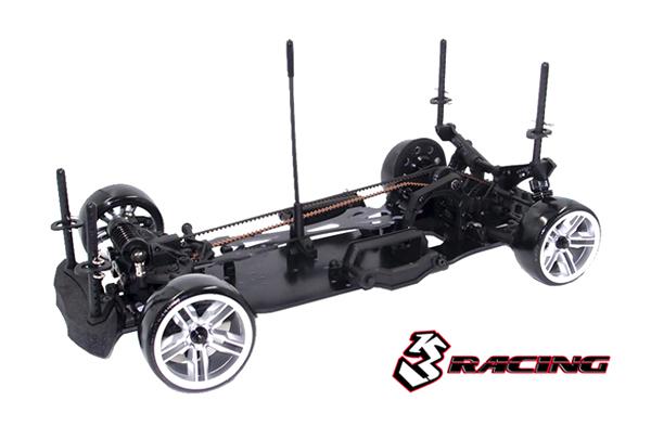 3RACING KIT-D4AWDS/BK Sakura D4 AWD 1/10 Drift Car Sport Black Version