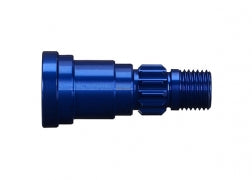 Stub Axle, Blue-Anodized Aluminum; X-Maxx