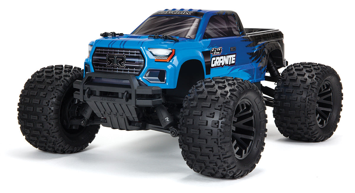 GRANITE 4X4 MEGA Brushed 1/10th 4wd MT Blue (Online price includes ground shipping to the lower 48 states)