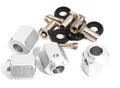 mm Hex Wheel (4) Hub Alloy 13mm Thick for Traxxas TRX-4 Scale & Trail Crawler C30012SILVER