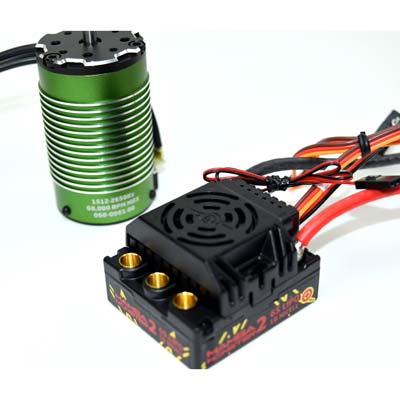 010-0108-04 1/8 Monster 2 WP ESC + 2650KV Sensrd Motor