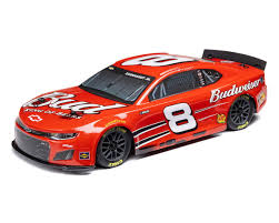 1/12 NASCAR RC Racecar Dale Earnhardt Jr. No. 8 Budweiser Chevrolet ZL1 2S AWD RTR Brushed On-Road (Battery & Charger Included), Red