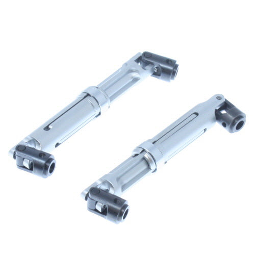 Machined Aluminum Center Drive Shaft (2pcs)(Silver)