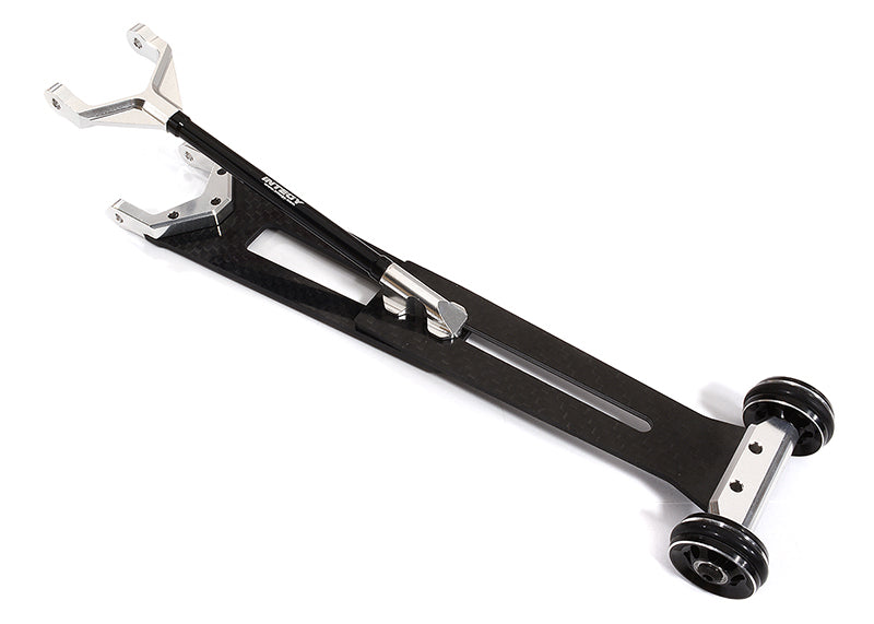 Machined Alloy & Composite Wheelie Bar for Associated DR10 Drag Race Car RTR C30172SILVER