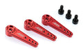 Apex RC Products Red 25T Futaba / Savox Aluminum Servo Horn  #8028 (single)
