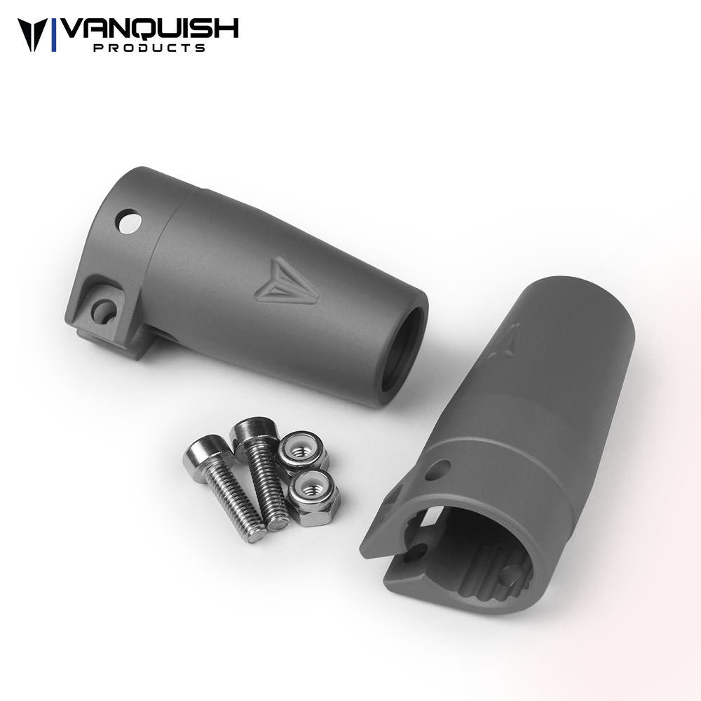 AXIAL WRAITH / YETI CLAMPING LOCKOUTS GREY ANODIZED