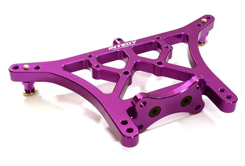Alloy Machined Rear Shock Tower for Traxxas Rustler 2WD, Slash 2WD, Stampede 2WD OBM-3638PURPLE