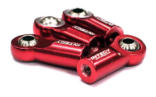 Metal Ball End (4) Normal 3mm Mounting Hole w/ M3 Thread C23369RED