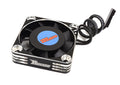 Aluminum High Speed Turbo Cooling Fan 40mmx40mmx10mm C29314BLACKSILVER