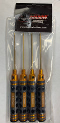 SHD2-GOLD RC PRODUCTS 4PC 1.5MM 2.0MM 2.5MM 3.0MM