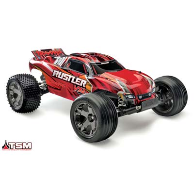 37076-3 1/10 Rustler VXL RTR w/Stability Blue