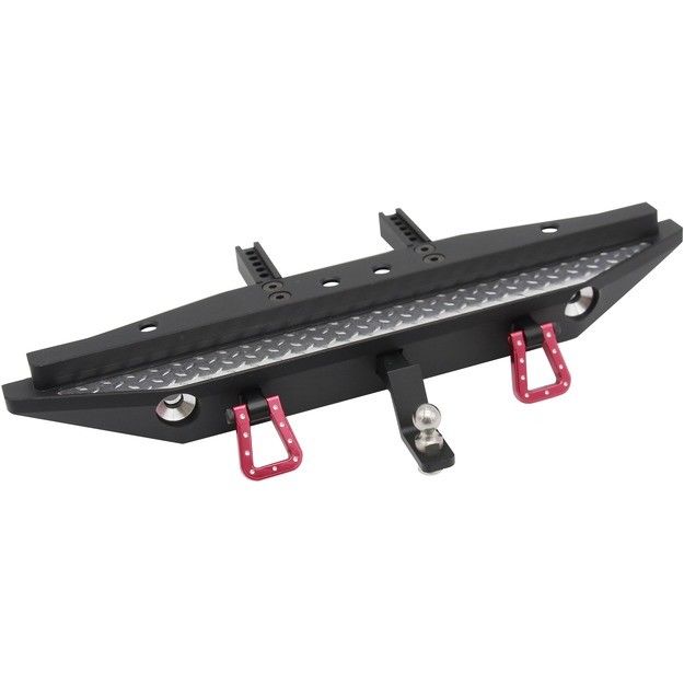 TRXF03ERP01 Aluminum Diamond Rear Bumper - TRX-4