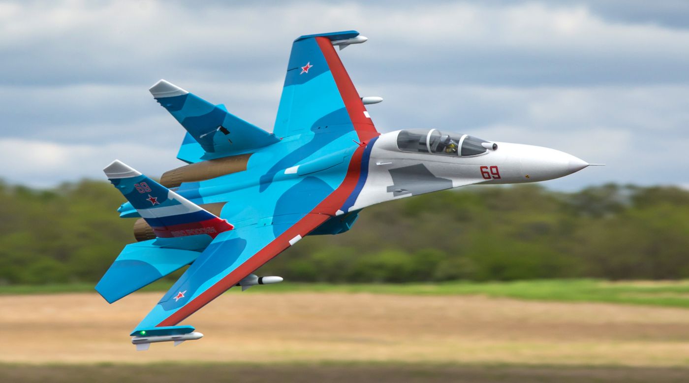 Su-30 Twin 70mm EDF BNF Basic w/AS3X & SAFE Select