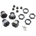 102530 Aluminum Wheel Hux Hub Set 24mm Gray (4)