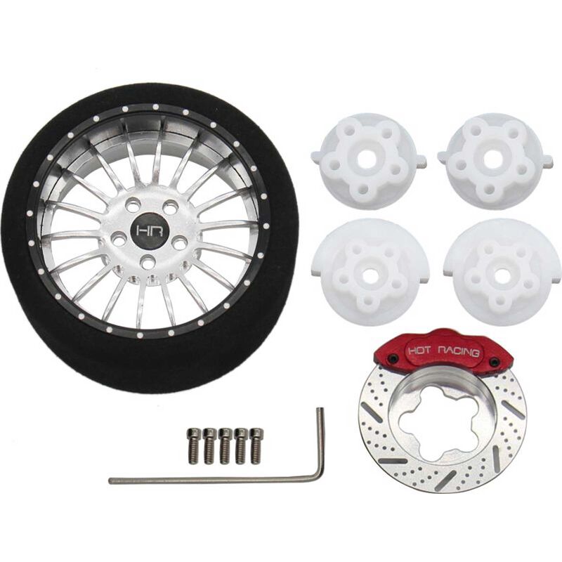 Silver 18 Spoke Steering Tx Aluminum Wheels