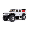 1/24 SCX24 Jeep JT Gladiator 4X4 RTR Brushed Rock Crawler (Battery & Charger Included), White
