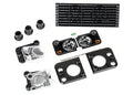 Grille, Land Rover Defender / grille mount (3)/ headlight housing (2)/ lens (2)/ headlight mount (2) (fits #8011 body)