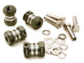 12MM HEX WHEEL (4) HUB +14MM OFFSET FOR 1/10 SCALE TRUCK & BUGGY C27013GUN