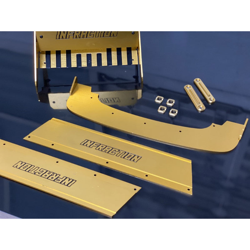 KSTP1146GD   it GOLD Rear Wing / Front Splitter / Side Skirt / Roof Plate Reference  Brand Arrma