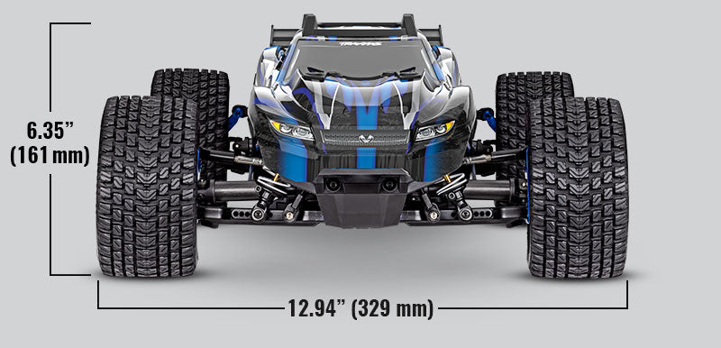 Traxxas Rustler 4X4 Ultimate 1/10 RTR Brushless Stadium Truck (Blue) w/TQi 2.4GHz Radio & Link Module