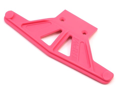 Wide Front Bumper, Pink, for Traxxas Rustler/Stampete