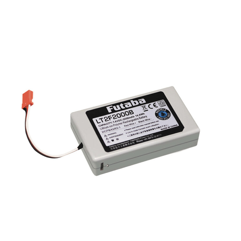 LT2F2000B – 2000 mAh Transmitter LiPo Battery  Lithium Polymer Battery for T16IZ, 10PX