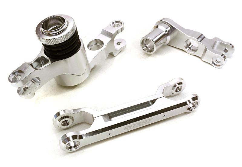 C26944SILVER Steering Bell Crank Set X-Maxx 4x4