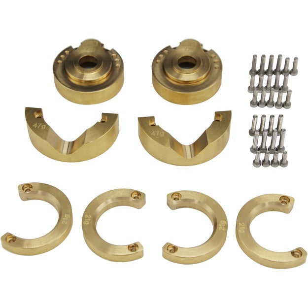 Ultimate Brass weight Knuckle portal Cover: TRX4