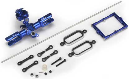 Complete Aluminum Main Rotor Head Set: BCP/+/P