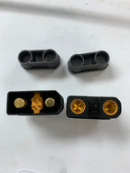 QS10-S  black Waterproof Antispark male and female plug set Black
