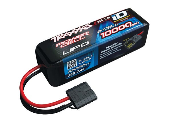 10000mAh 7.4v 2-Cell 25C LiPo Battery