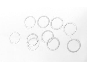 Steel Shims, 8x9x0.1mm, (10pcs)