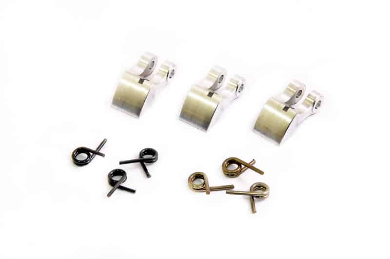 [OP-0162] CNC ALUM 3-SHOES CLUTCH SHOES W/ SPRINGS 1.0mm & 1.1mm EA 3 PCS.