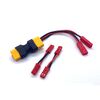 XT60 Dual JST Connector w/ 2 Male-Male Adaptors