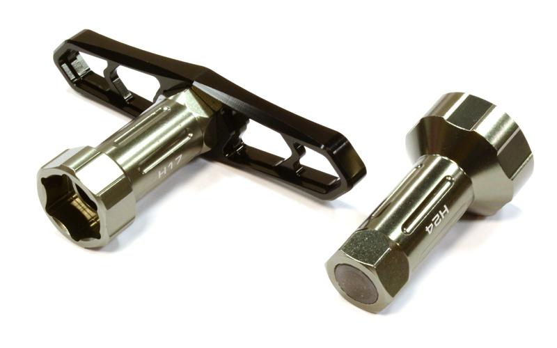 Professional Grade Hex Socket Wrench for 17mm & 24mm Hex Wheel Nut