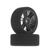 26mm Foam Tire, Black Wheel, XX Pink (2)