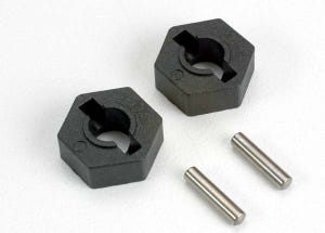 4954 HEX WHEEL HUBS/PINS TMX(2
