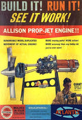 1/10 Allison 501-D13 Prop-Jet Engine w/Moving Parts & Stand (formerly Revell)